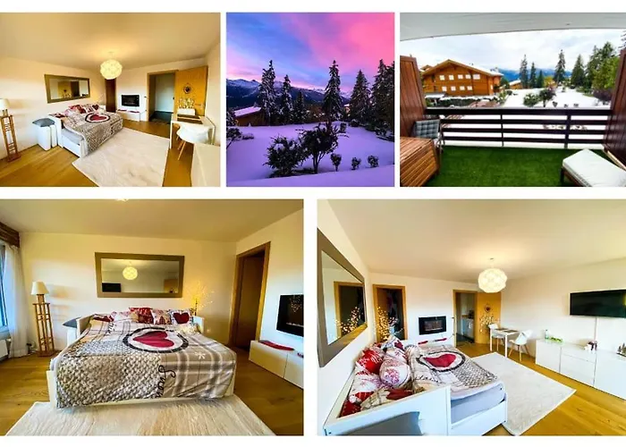 Апартаменты Cosy Au Calme Avec Terrasse Vue Sur Alpes *