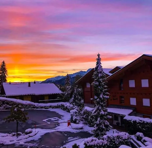 Cosy Au Calme Avec Terrasse Vue Sur Alpes Crans-Montana